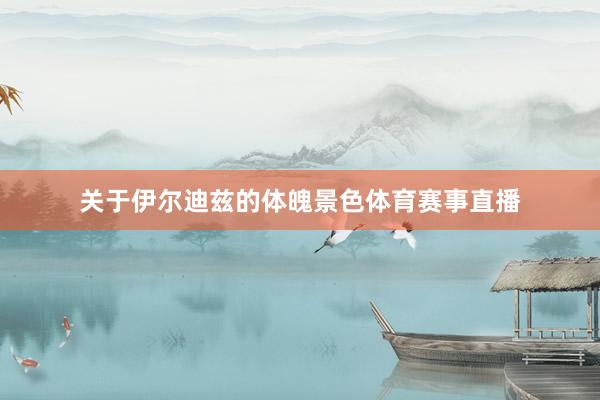 关于伊尔迪兹的体魄景色体育赛事直播