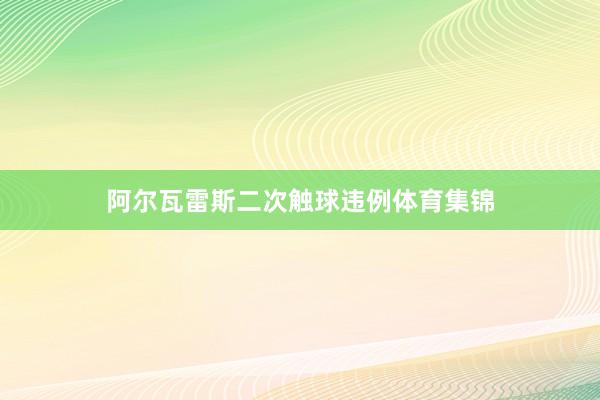 阿尔瓦雷斯二次触球违例体育集锦