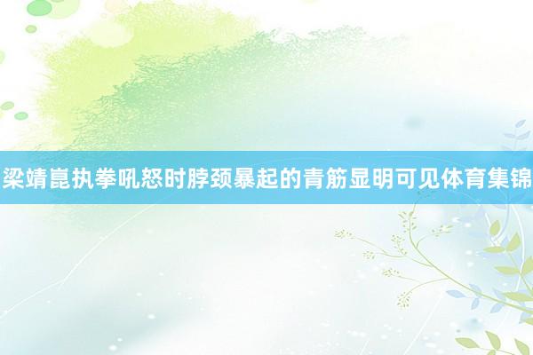 梁靖崑执拳吼怒时脖颈暴起的青筋显明可见体育集锦