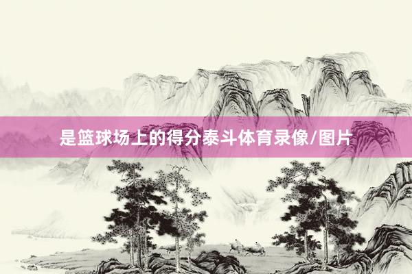 是篮球场上的得分泰斗体育录像/图片