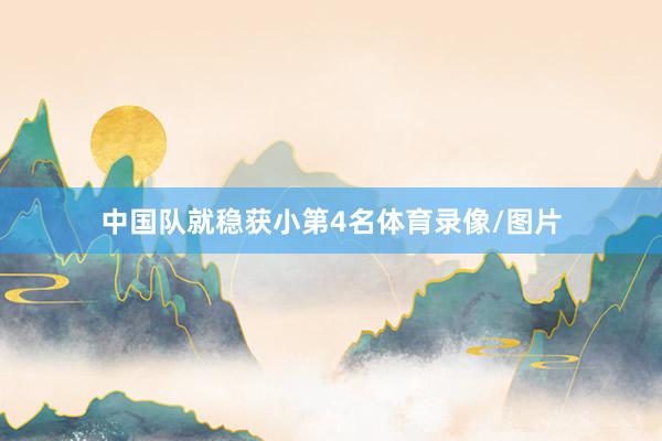 中国队就稳获小第4名体育录像/图片