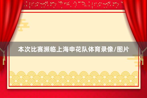 本次比赛濒临上海申花队体育录像/图片