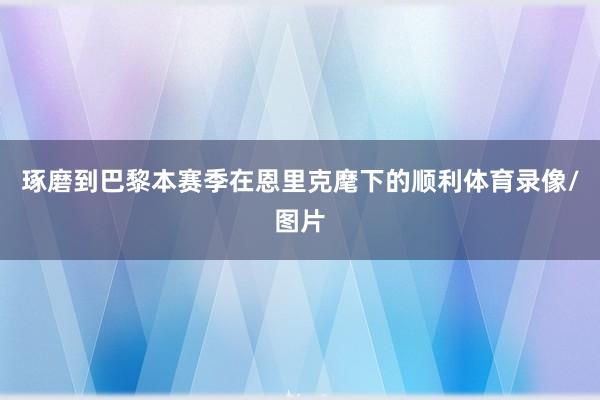 琢磨到巴黎本赛季在恩里克麾下的顺利体育录像/图片