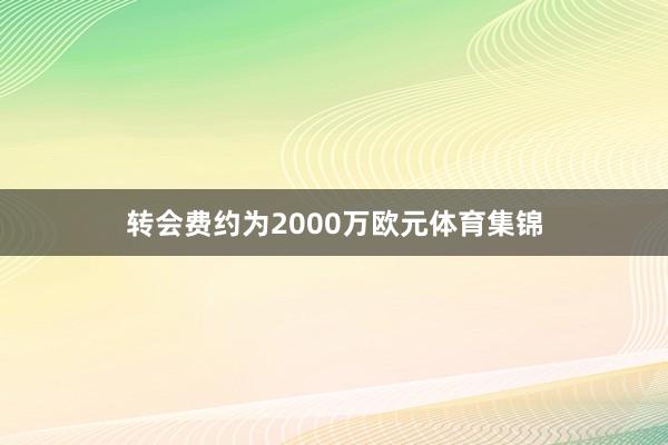 转会费约为2000万欧元体育集锦
