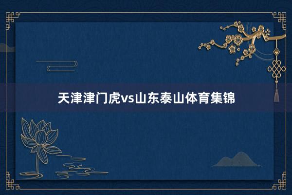 天津津门虎vs山东泰山体育集锦