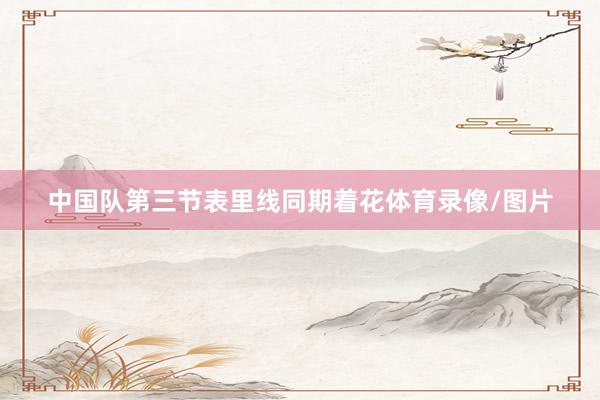 中国队第三节表里线同期着花体育录像/图片