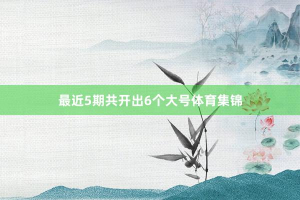 最近5期共开出6个大号体育集锦