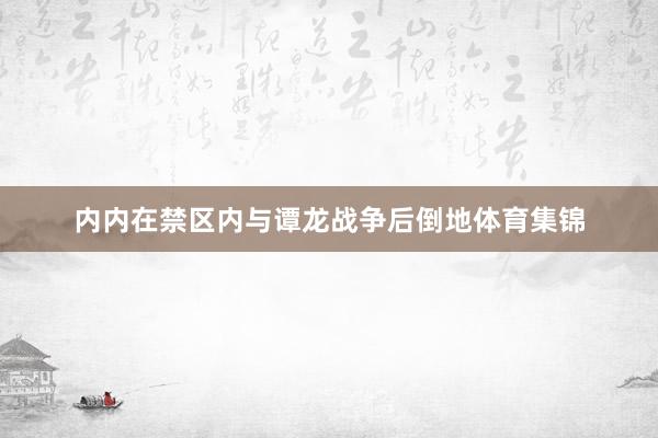内内在禁区内与谭龙战争后倒地体育集锦