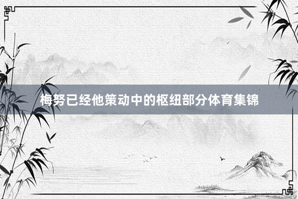 梅努已经他策动中的枢纽部分体育集锦