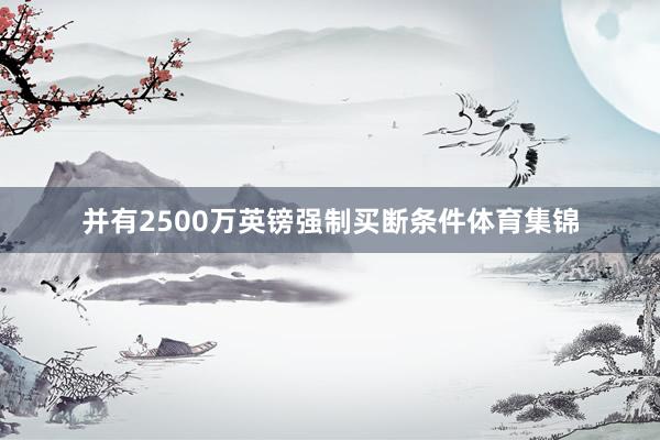 并有2500万英镑强制买断条件体育集锦