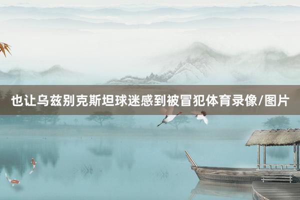 也让乌兹别克斯坦球迷感到被冒犯体育录像/图片