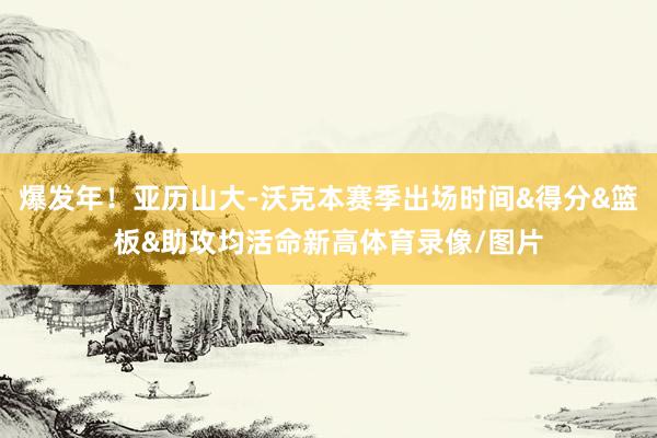 爆发年！亚历山大-沃克本赛季出场时间&得分&篮板&助攻均活命新高体育录像/图片