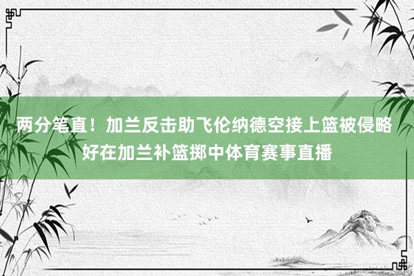 两分笔直！加兰反击助飞伦纳德空接上篮被侵略 好在加兰补篮掷中体育赛事直播