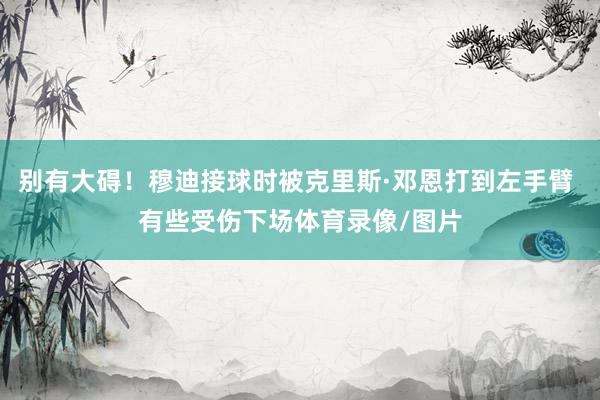 别有大碍！穆迪接球时被克里斯·邓恩打到左手臂 有些受伤下场体育录像/图片