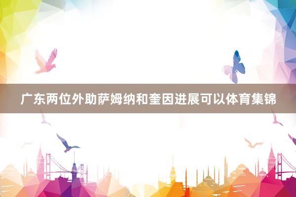 广东两位外助萨姆纳和奎因进展可以体育集锦