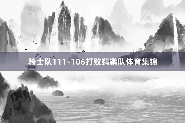 骑士队111-106打败鹈鹕队体育集锦