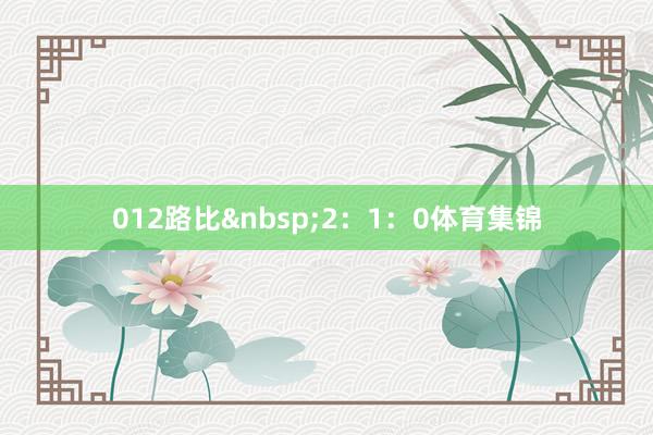 012路比&nbsp;2：1：0体育集锦