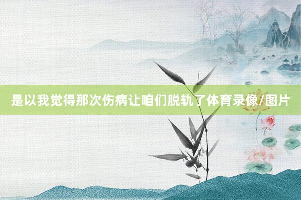是以我觉得那次伤病让咱们脱轨了体育录像/图片