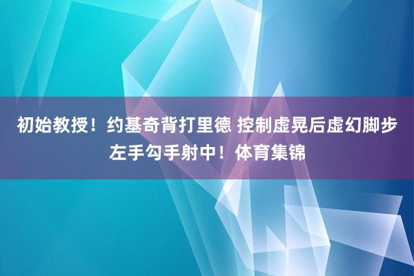 初始教授！约基奇背打里德 控制虚晃后虚幻脚步左手勾手射中！体育集锦