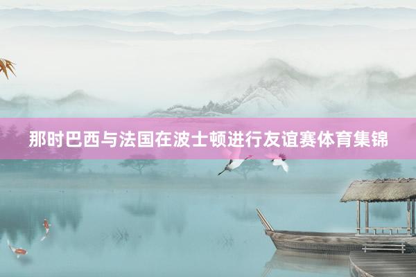 那时巴西与法国在波士顿进行友谊赛体育集锦